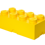 8-Stud Storage Brick – Yellow