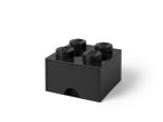 LEGO® 4-Stud Black Storage Brick Drawer - Image 2