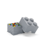 4-Stud Storage Brick – Medium Stone Gray - Image 2