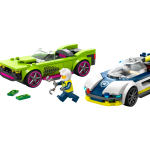 Police Car and Muscle Car Chase