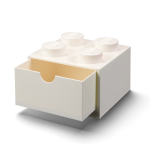 4-Stud Desk Drawer – White