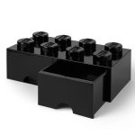 LEGO® 8-Stud Black Storage Brick Drawer