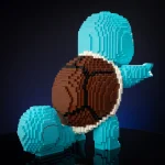 LEGO® Squirtle – Iconic Pokémon Brick Sculpture - Image 10